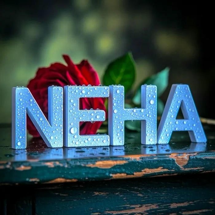 neha name dp styled with subtle authority