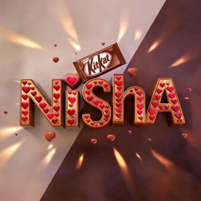 nisha name dp glowing with tranquil beauty