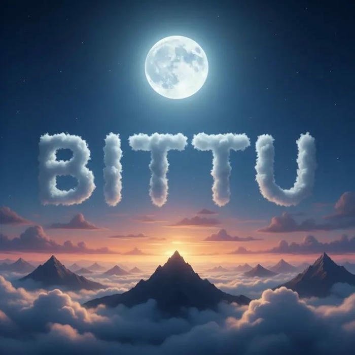 premium bittu name dp design hd