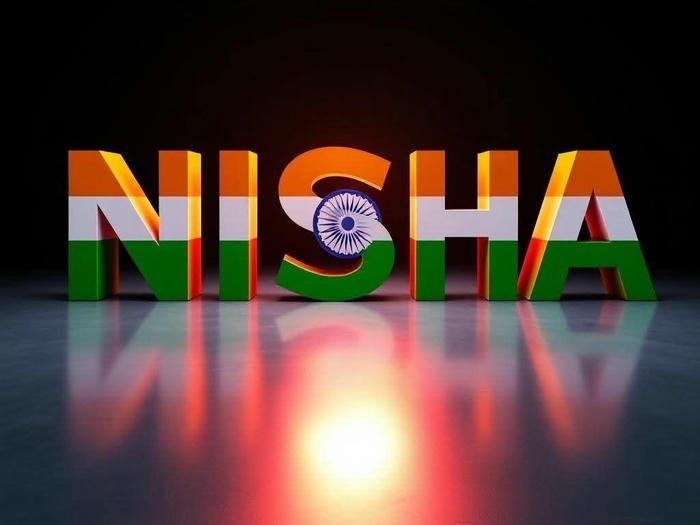 quiet allure shaped around nisha name dp