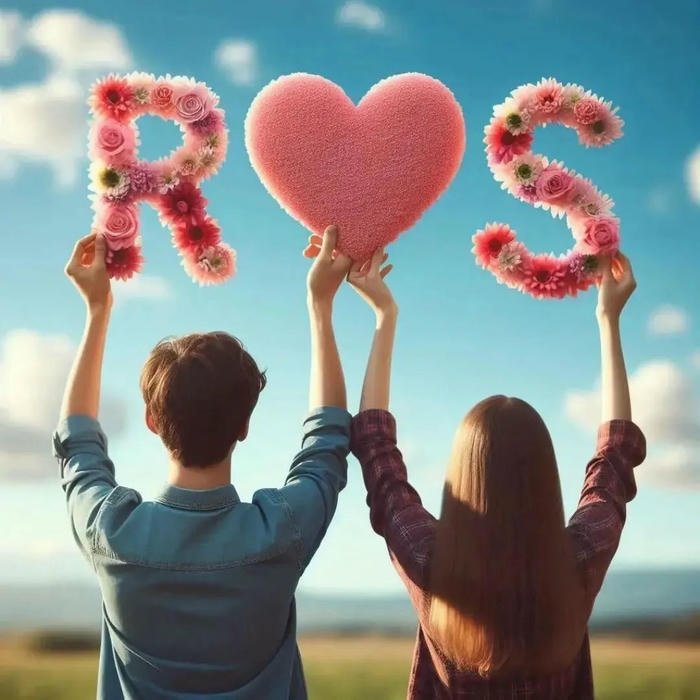 rs name dp cute couple profile style