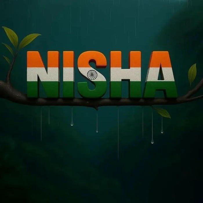 serene soul aesthetic named nisha name dp