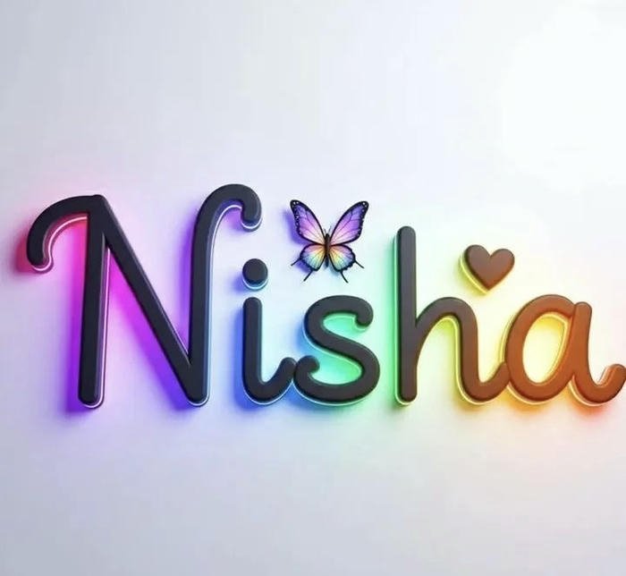 soft rhythm flowing with nisha name dp