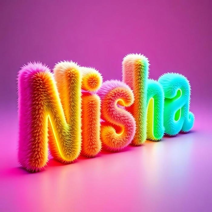 soft shadows framing nisha name dp