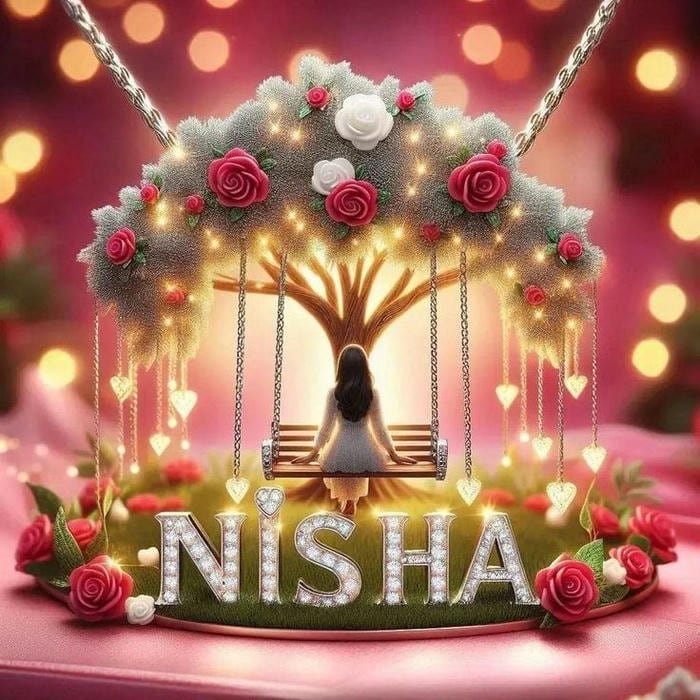subtle charm hidden within nisha name dp