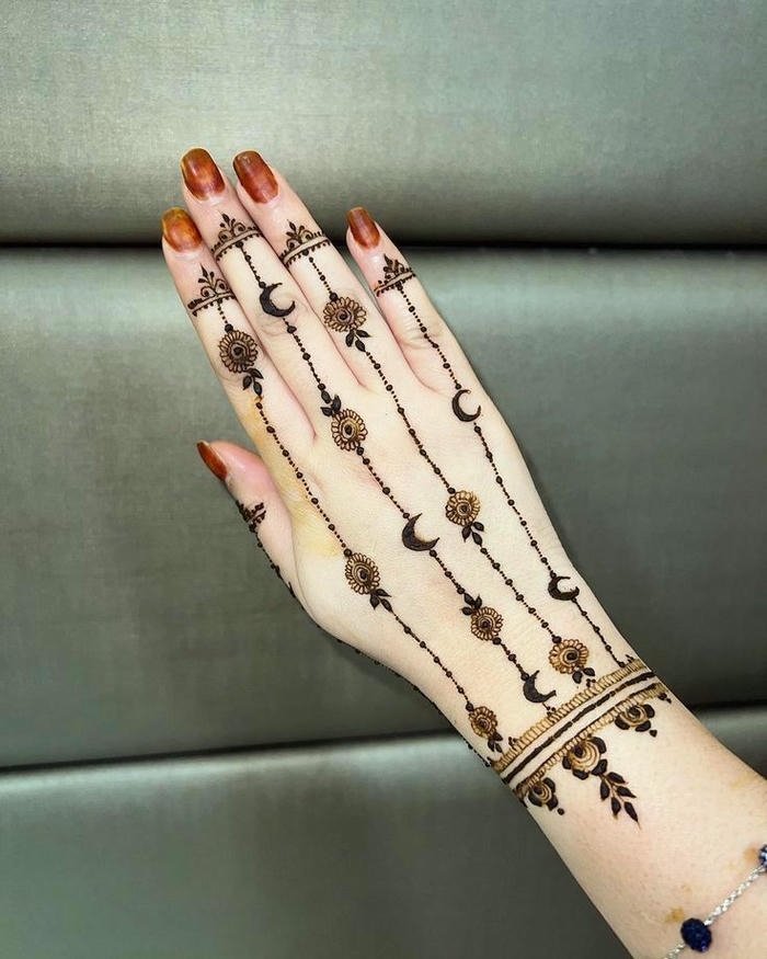 trendy eid mehndi design simple art