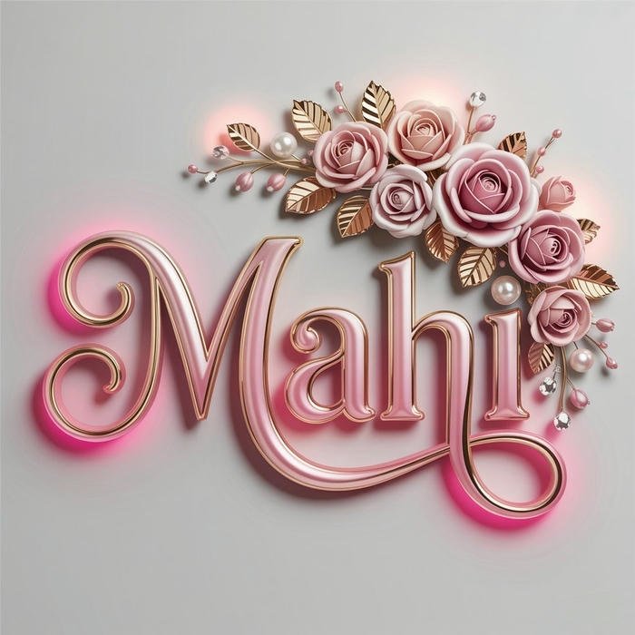 unique mahi name dp aesthetic background style
