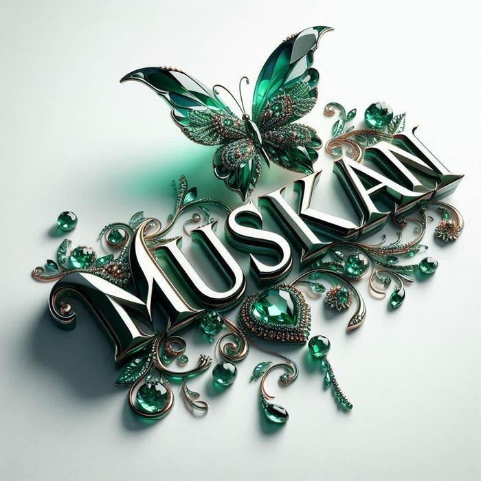 unseen beauty rests in muskan name dp