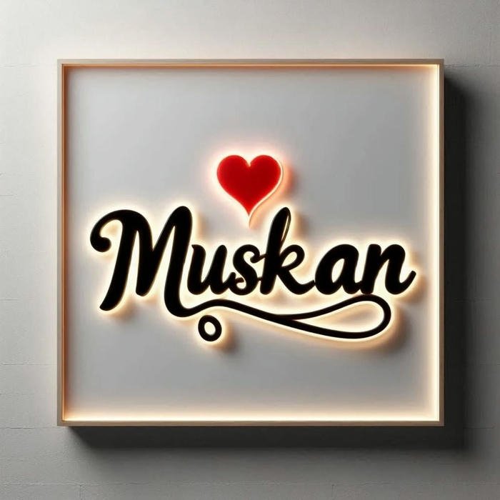 where calm magic begins muskan name dp