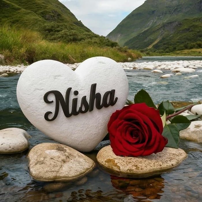 where calm mystery lives nisha name dp