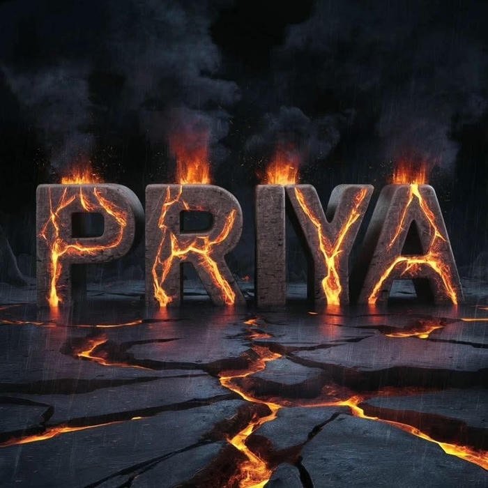 Beautiful and simple priya name dp image