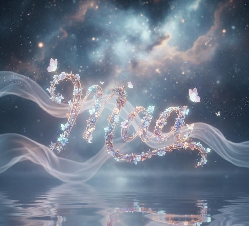 Classic Maa name dp with timeless love theme