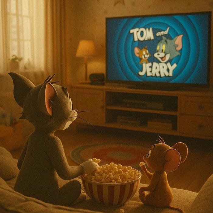 Cute DP Tom And Jerry style