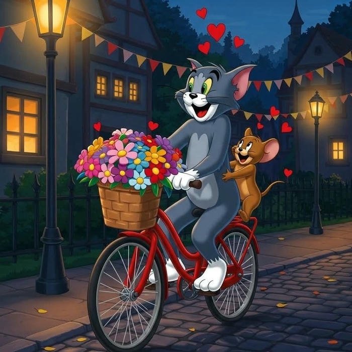 Cute Tom And Jerry DP image