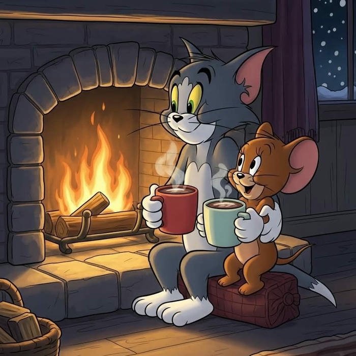 Cute Tom And Jerry DP photo