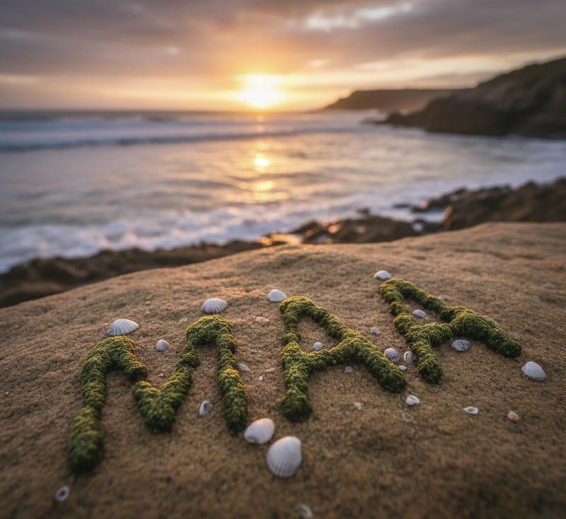 Elegant Maa name dp with warm family feeling