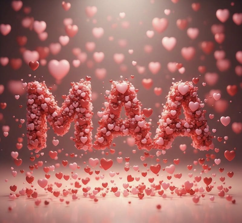 Emotional Maa name dp simple and beautiful style