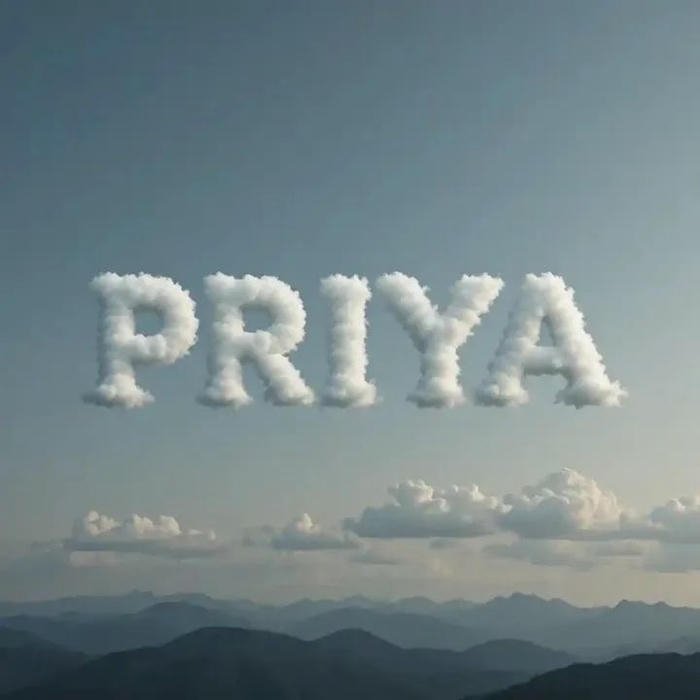 Priya name dp clean and minimal profile look