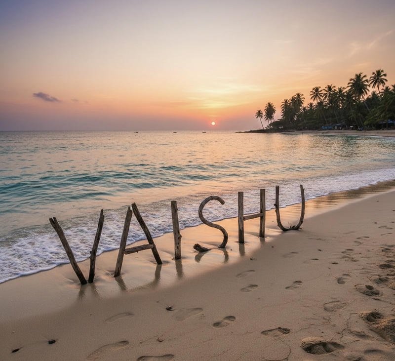 Stylish aesthetic Vaishu name dp trendy edition