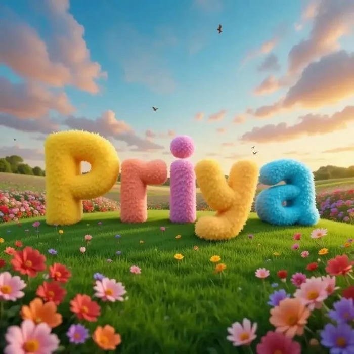 Stylish and calm priya name dp picture