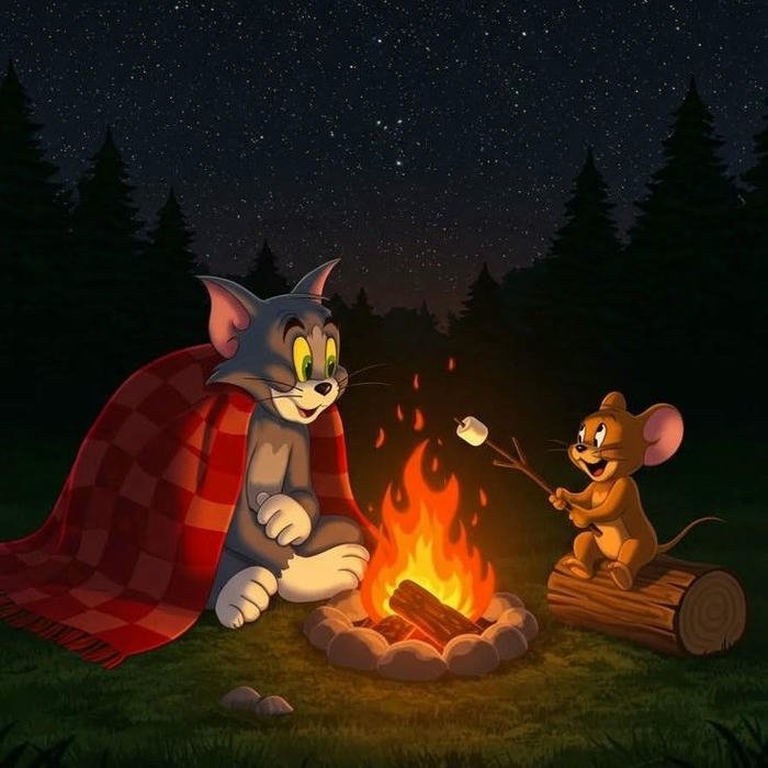 Tom And Jerry DP Cute design