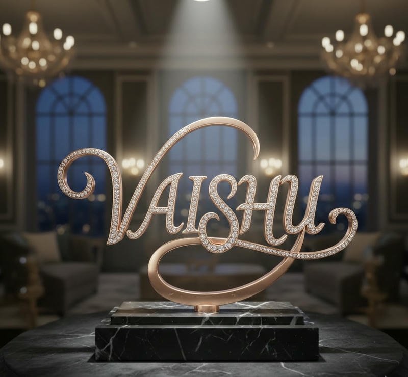 Trendy social media Vaishu name dp look