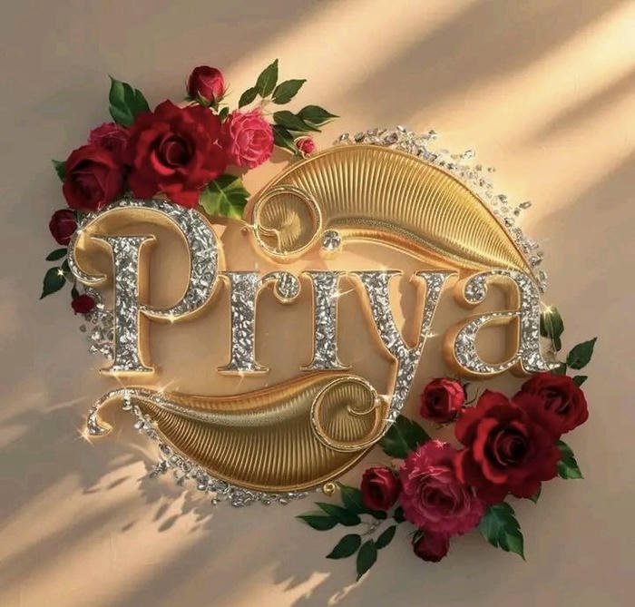 Understated elegance in priya name dp portrait